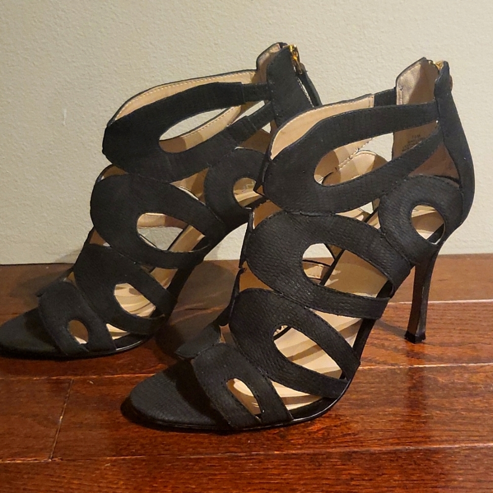 Nine West Black Heels Size 7.5 M